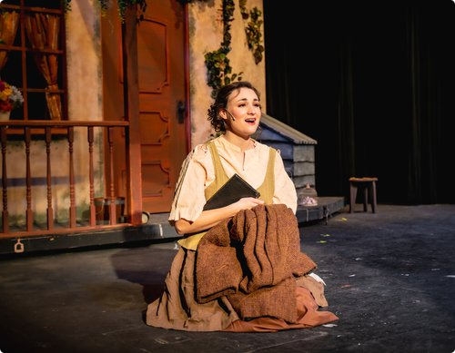 Sarah Ruth Mikulski as Ella in Rodgers and Hammerstein's Cinderella, Photo by Harpe Star